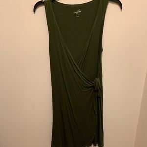 Worn once! Wrap dress.